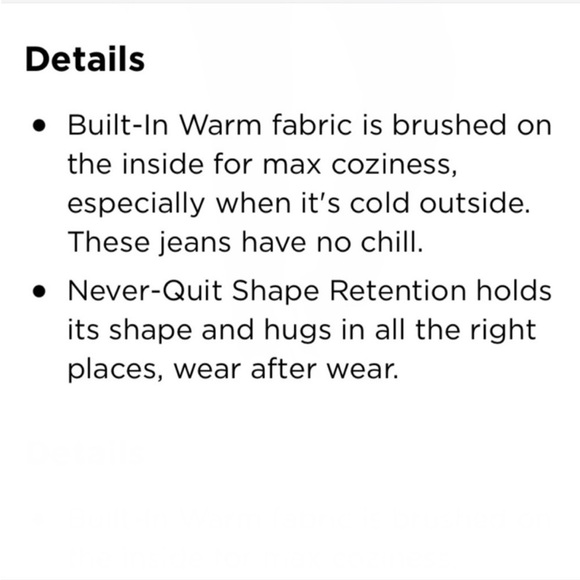 Old Navy | Built-In Warm | Rockstar | Super Skinny |Jeans - Picture 3 of 16